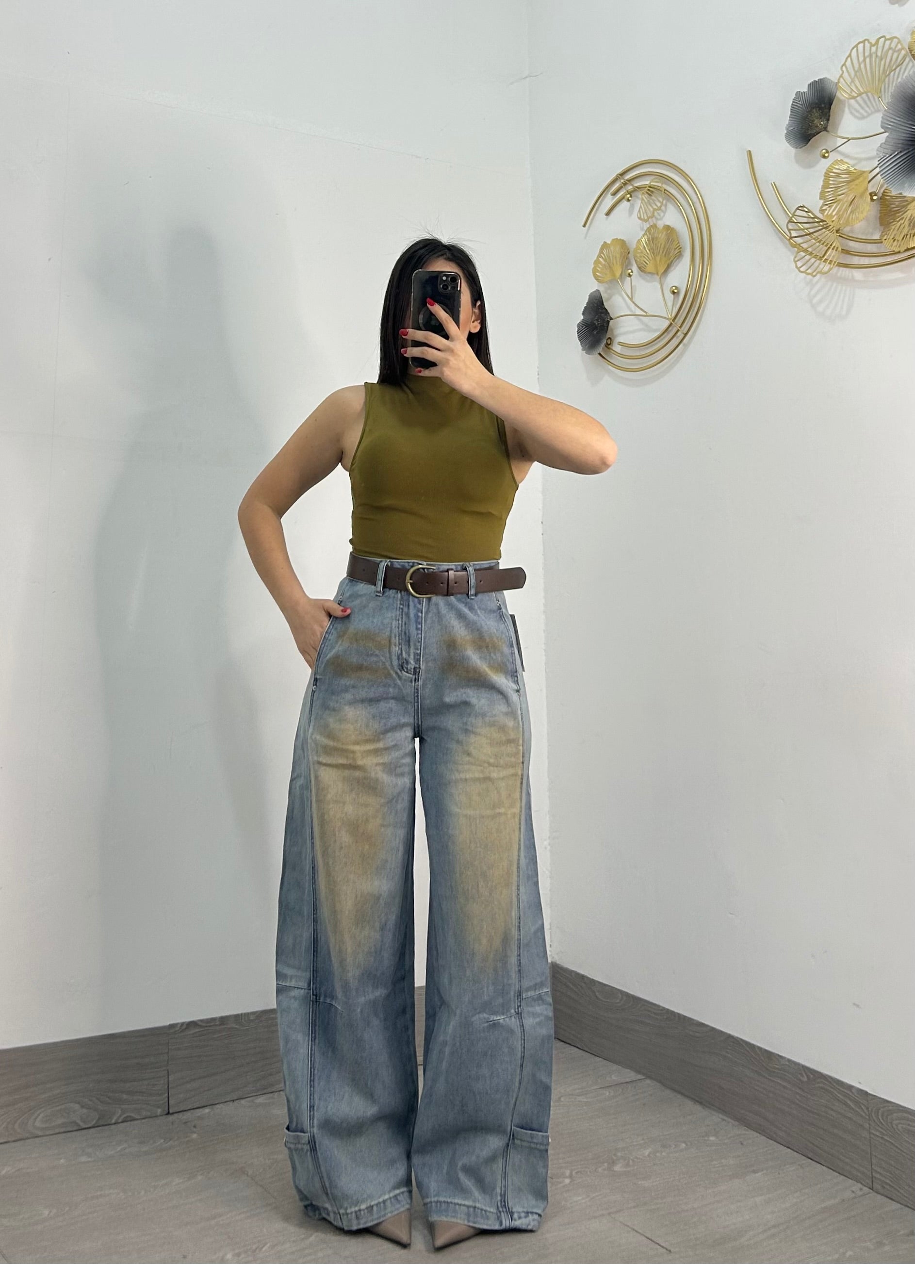 JEANS OLIVA