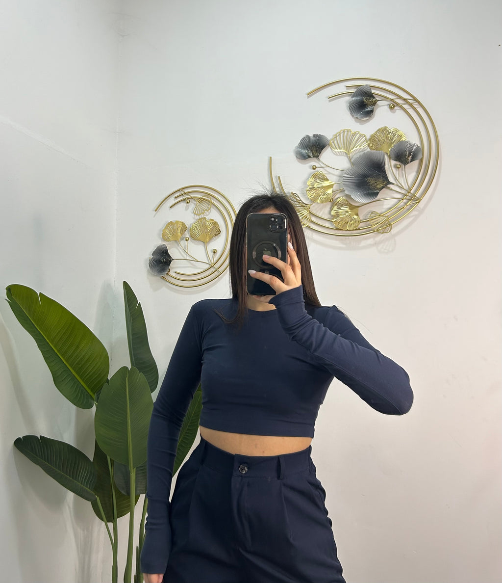 MAGLIA CROP LUMINA