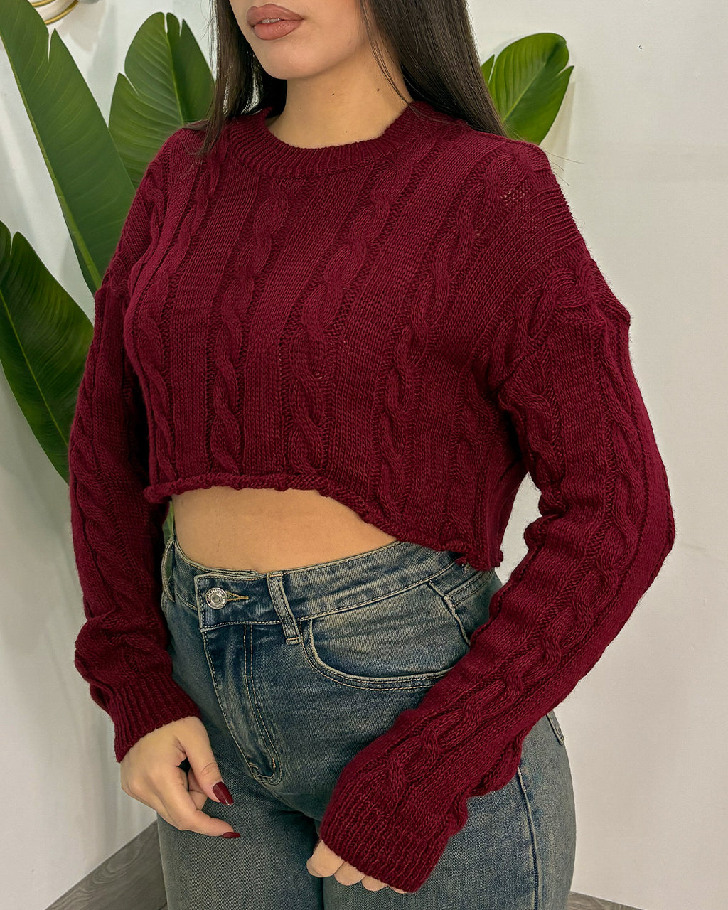 MAGLIONE ALICE CROP