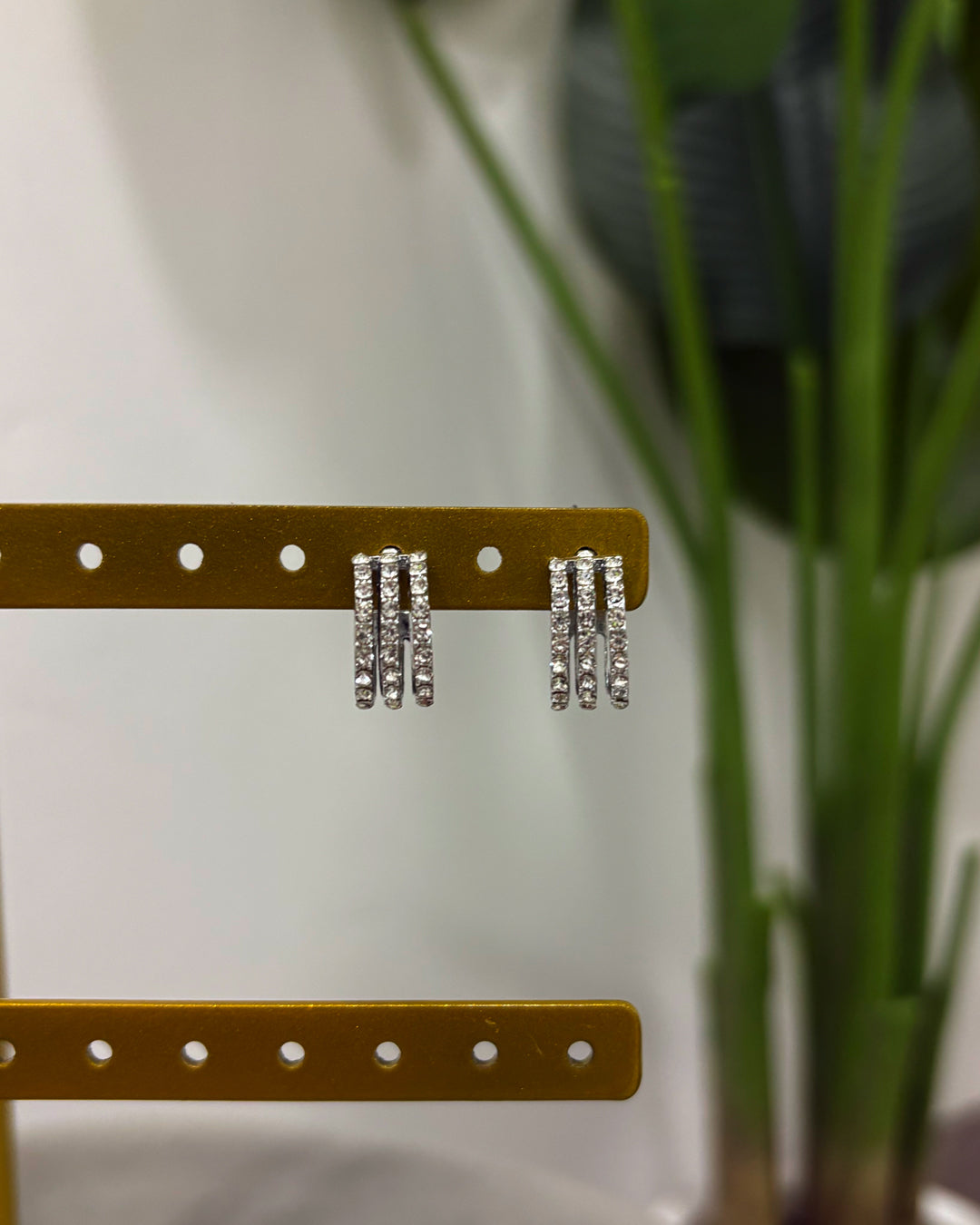 ORECCHINI SILVER STRASS