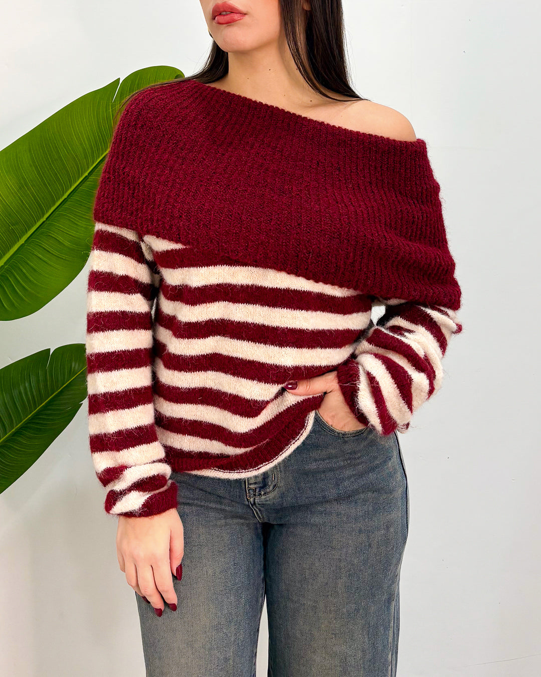 MAGLIONE RIGATO STAFFY