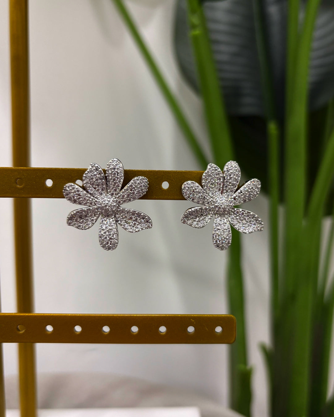 ORECCHINI SILVER FLOWER