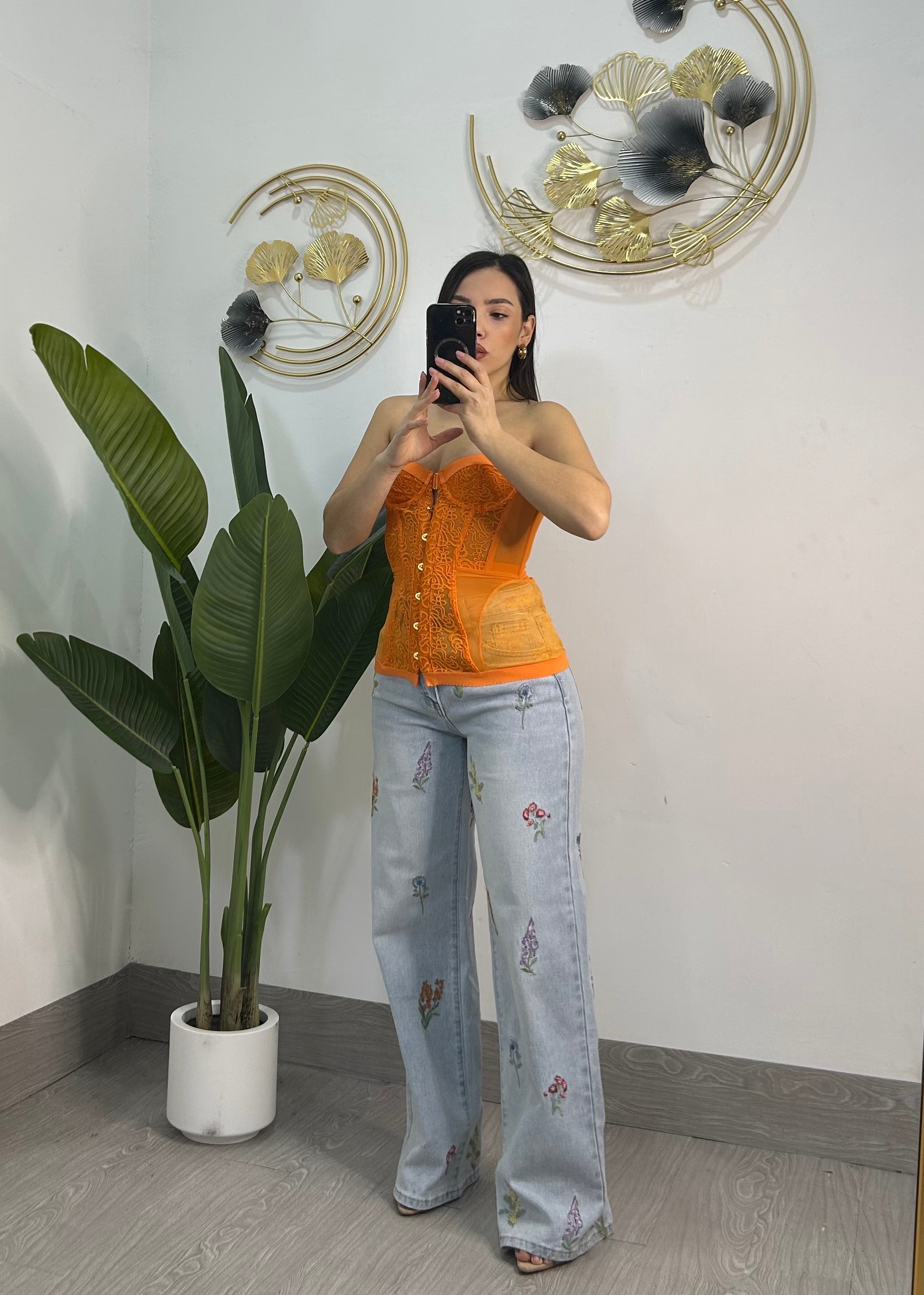 JEANS FLOWERS