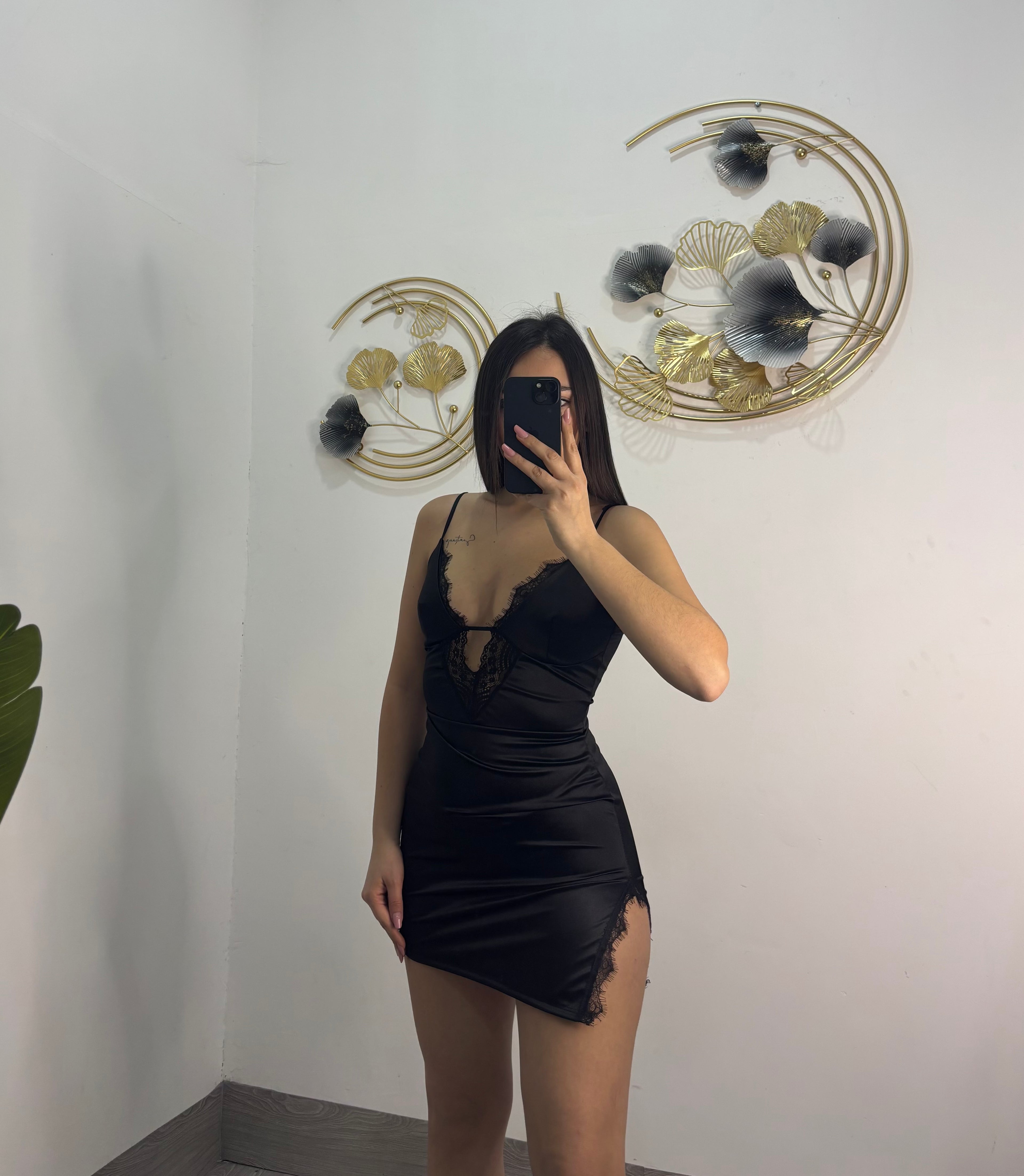 MINI DRESS SATIN
