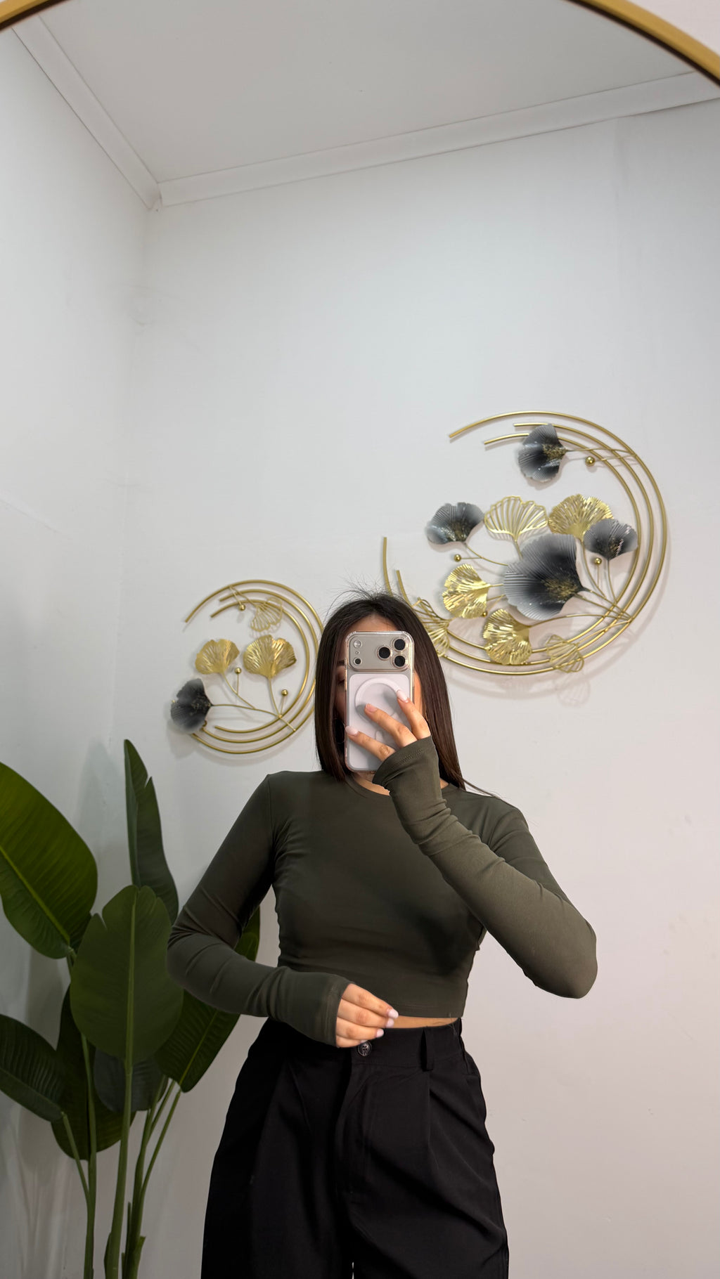 MAGLIA CROP LUMINA